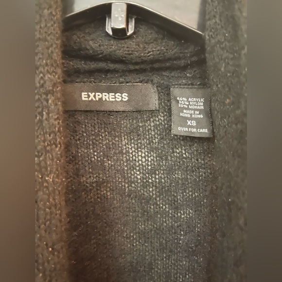 Express Chick black Belted Cardigan (XS) - Picture 14 of 14